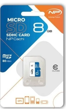 Memoria micro SD 8 GB