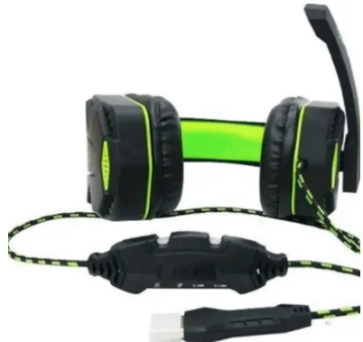 Diadema  USB 024-MV verde