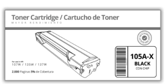 Toner cartridge 105a-x black