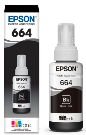 Tinta de impresora original negro 664