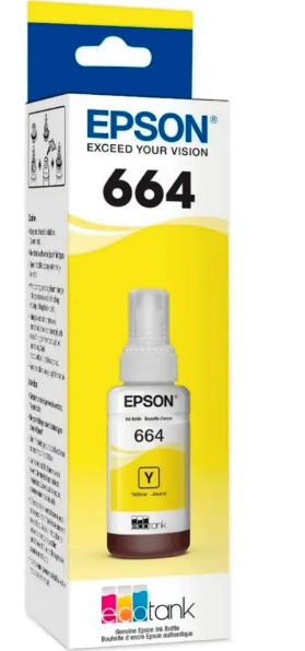 Tinta de impresora original amarillo 664
