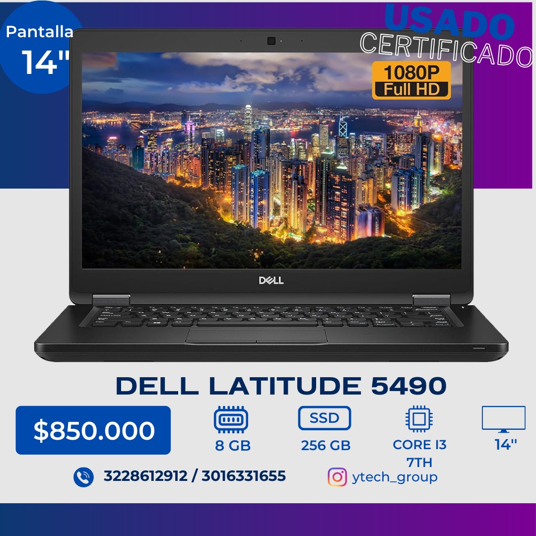 Portátil  Dell latitude 5490 14" 