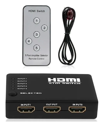 Selector HDMI 1x5 switch
